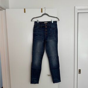 Women's Madewell high rise skinny jeans size 27